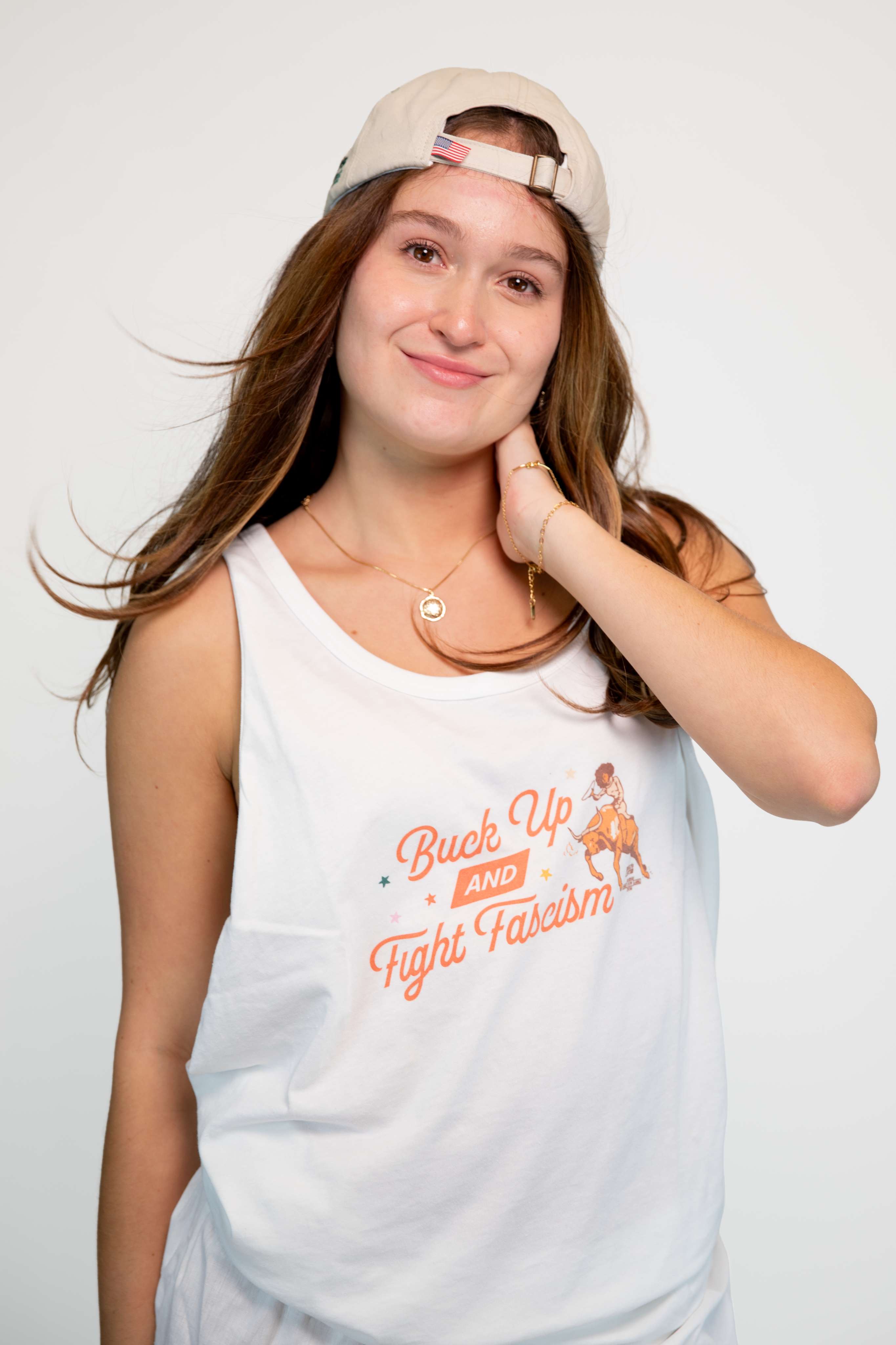 Buck Up and Fight Fascism Tank