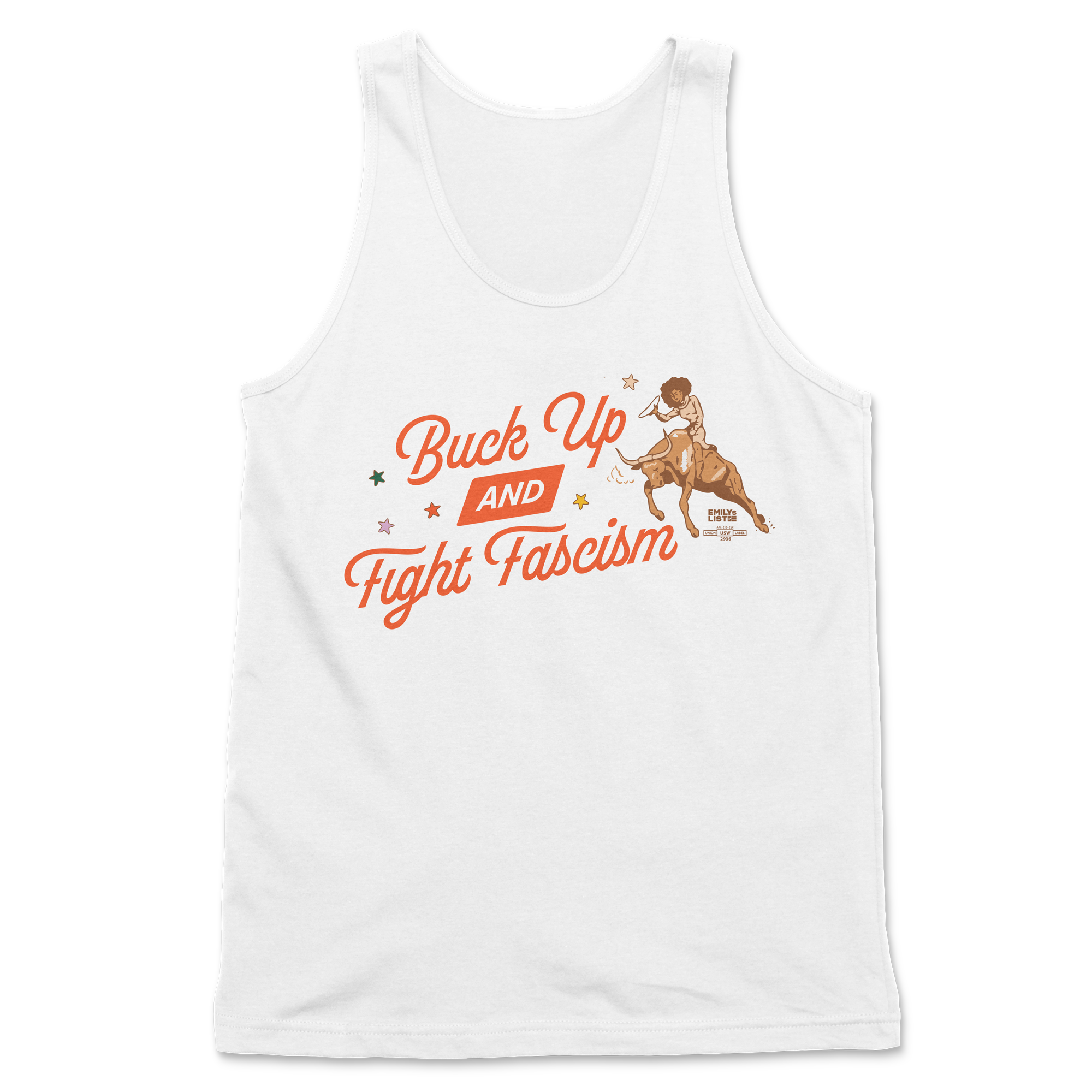 Buck Up and Fight Fascism Tank