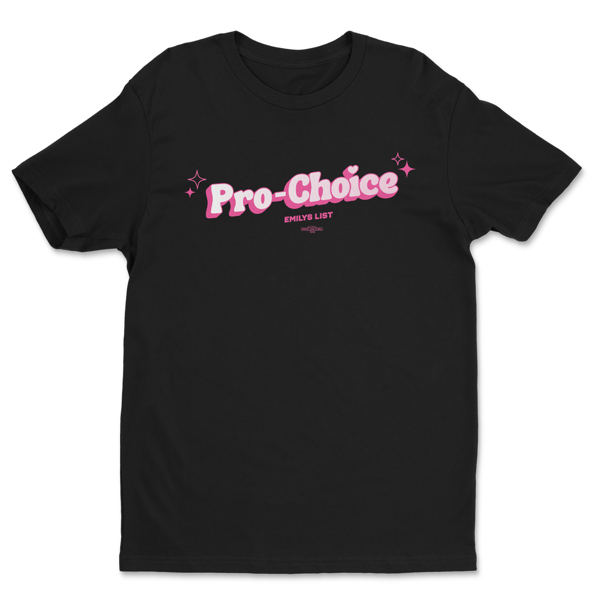 Pink & Proud Black Tee